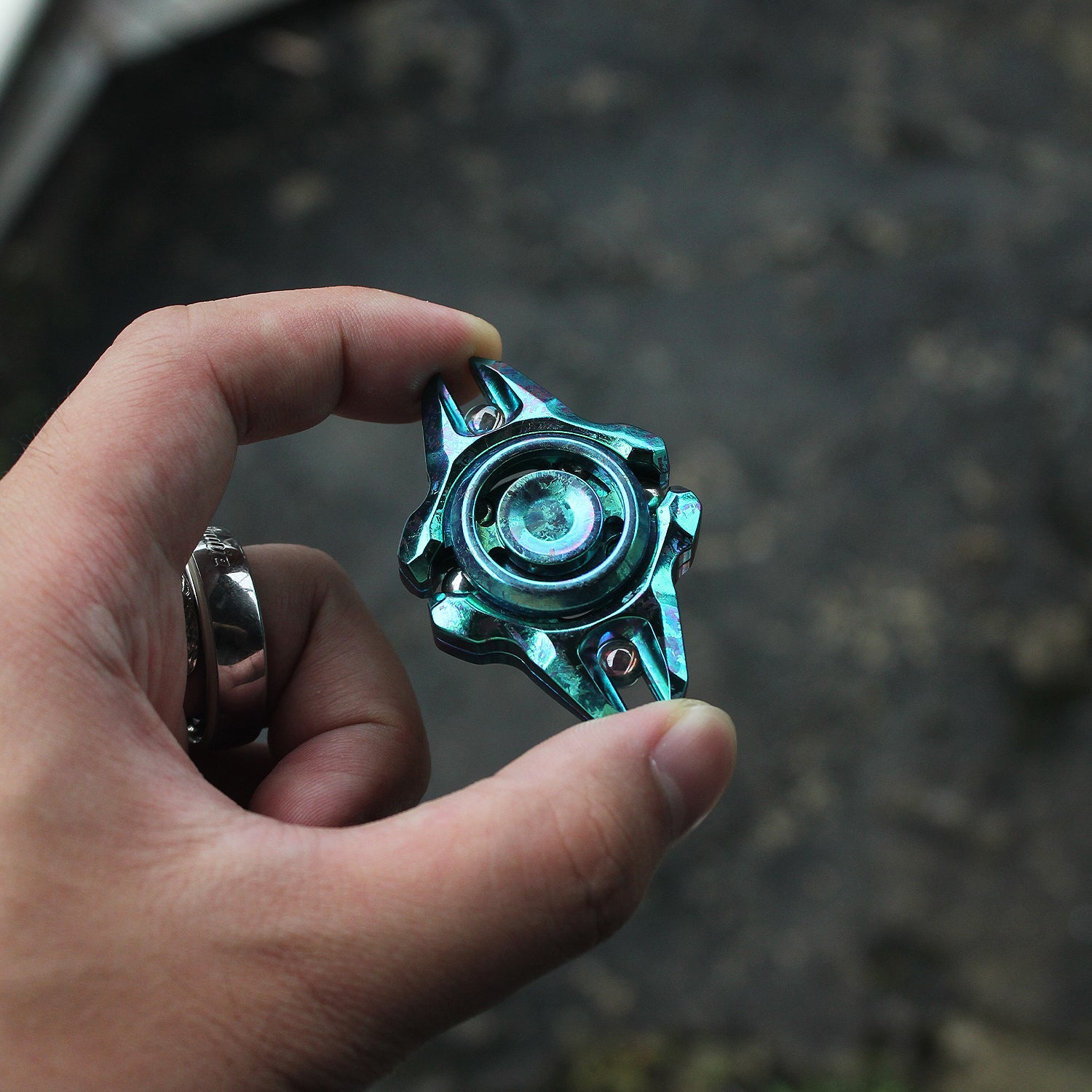 LONGBOW-TC4 titanium-fidget spinner