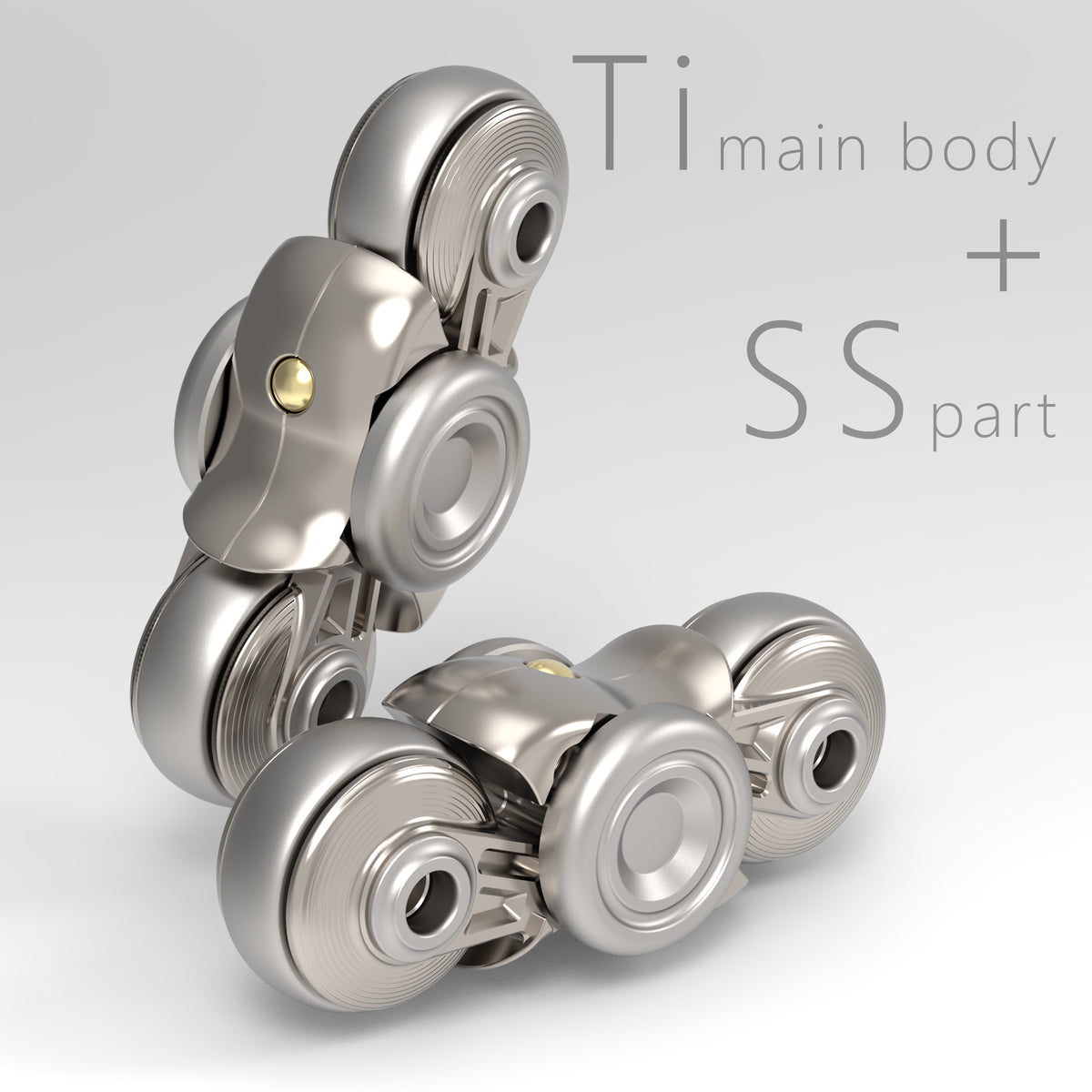299 Double ratchet Spinner - Ti+SS Material