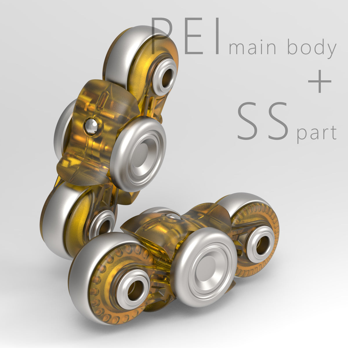 299 Double ratchet Spinner - pei+SS Material
