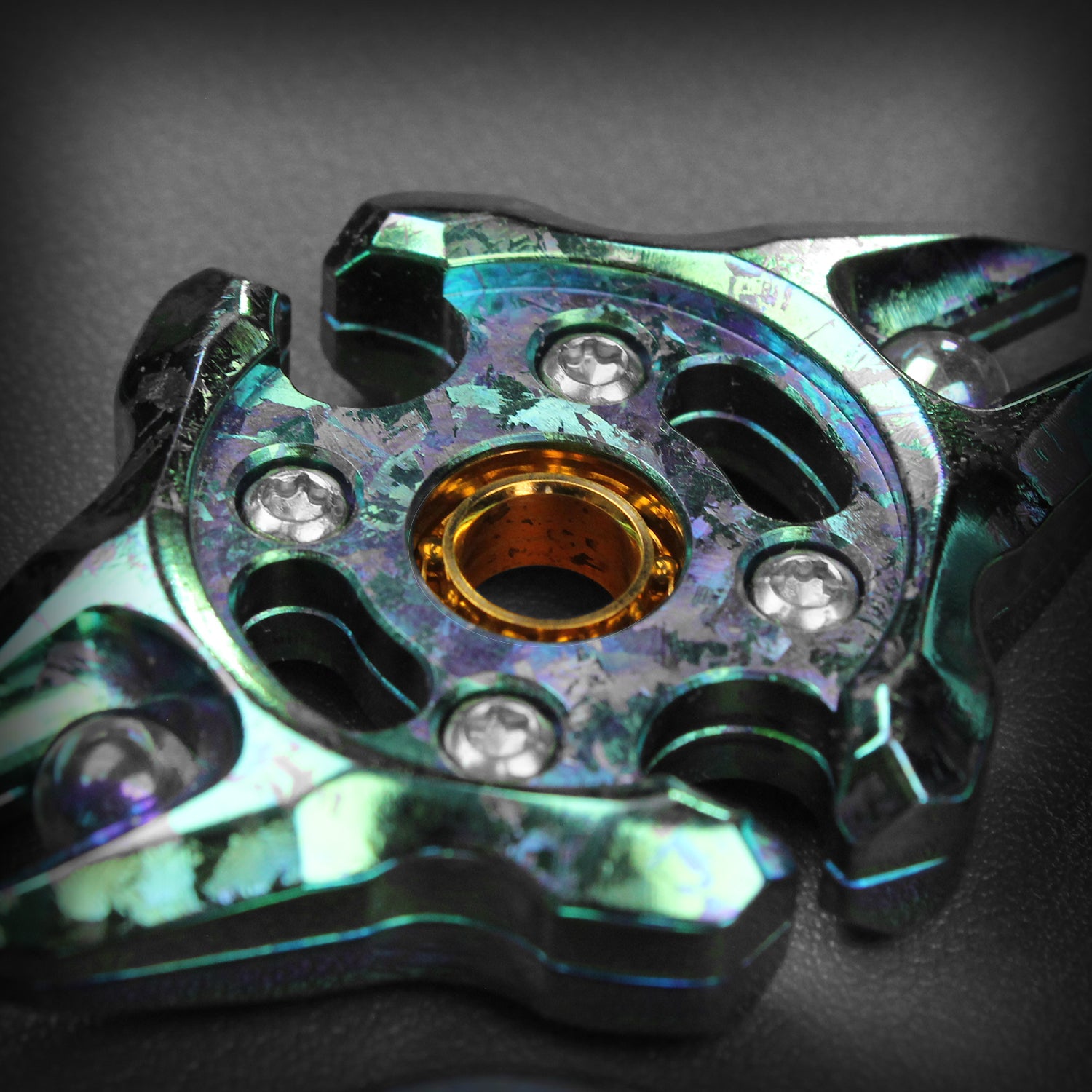 LONGBOW-TC4 titanium-fidget spinner