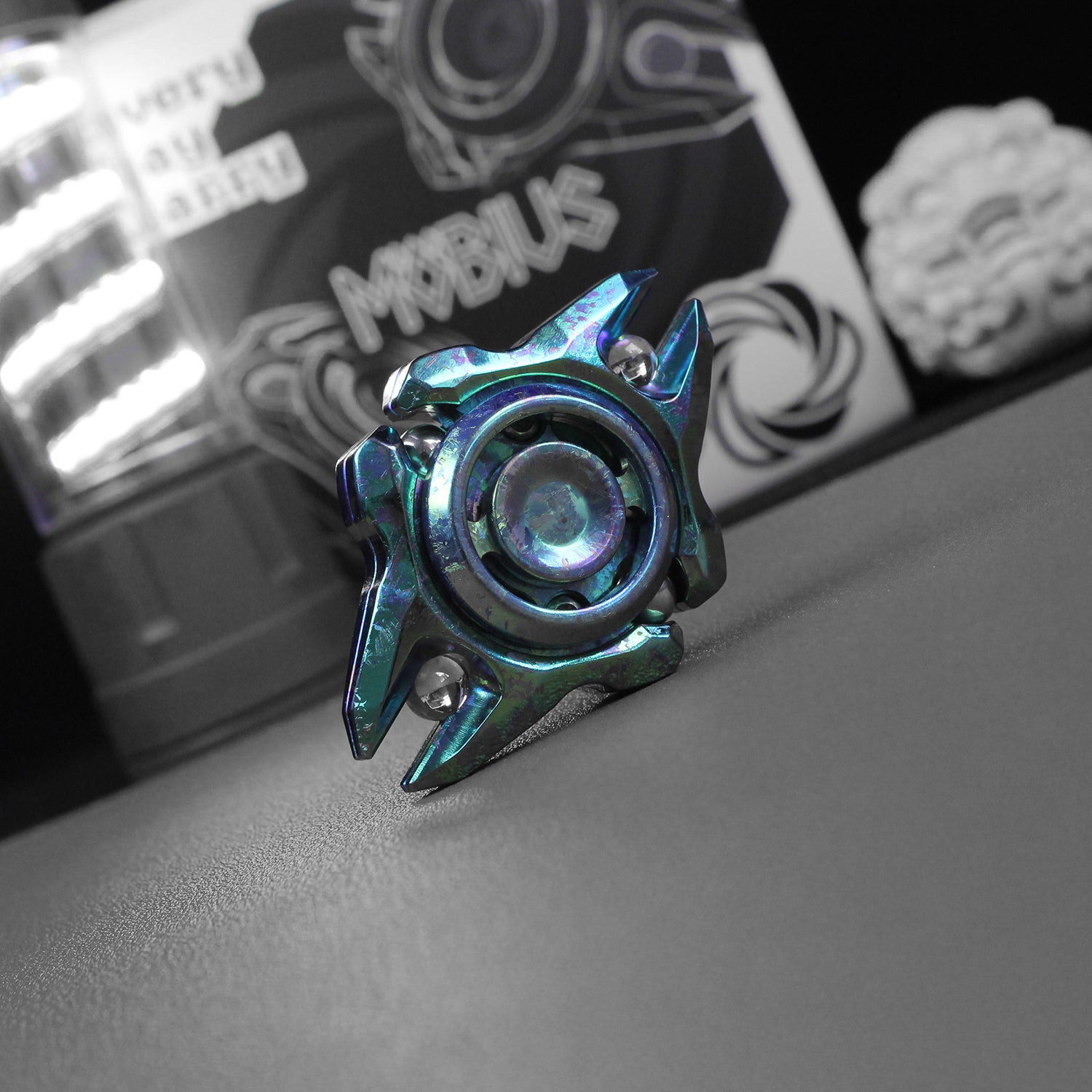 LONGBOW-TC4 titanium-fidget spinner