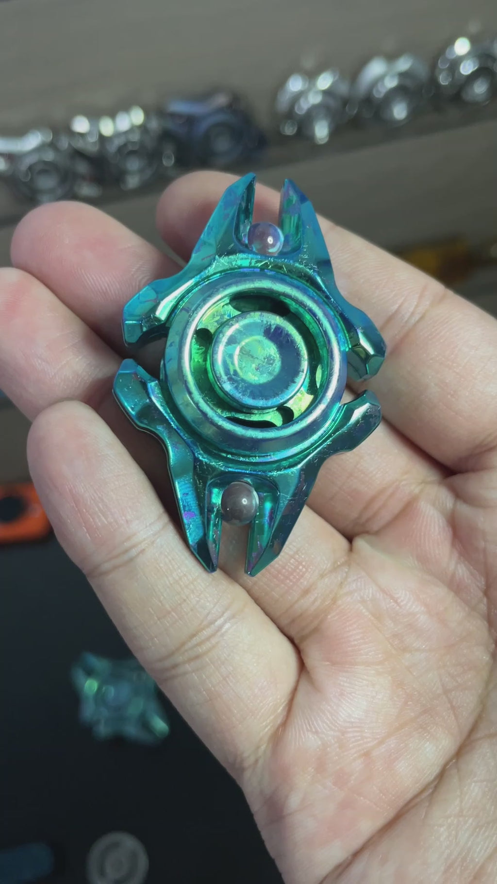 LONGBOW-TC4 titanium-fidget spinner