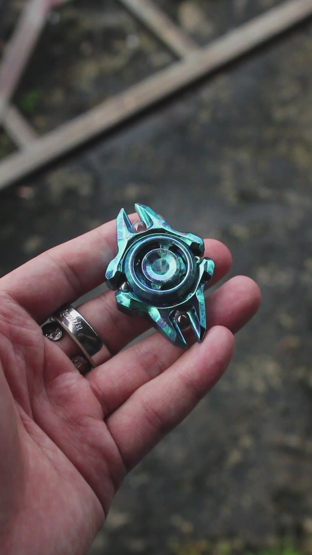 LONGBOW-TC4 titanium-fidget spinner